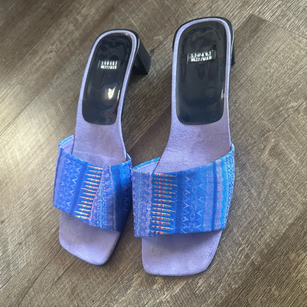 Stuart Weitzman Sandals, purple, size 9